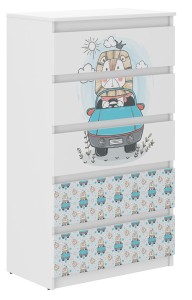 Komoda dziecięca R-5 KRÓL LEW