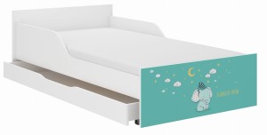 Łóżko dziecięce PUFI 160x80 SŁONIK