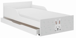 Łóżko dziecięce PUFI 160x80 ZWIERZĄTKA