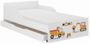 Łóżko dziecięce PUFI 180x90 PLAC BUDOWY