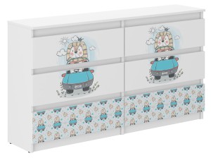 Komoda dziecięca R-140  KRÓL LEW