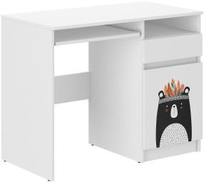 Biurko dziecięce N-35 MIŚ CZARNO-BIAŁY