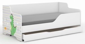 Łóżko dziecięce LILU 160x80 DINO-boki