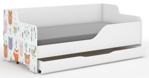 Łóżko dziecięce LILU 160x80 LAS-boki