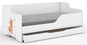 Łóżko dziecięce LILU 160x80 LISEK-boki