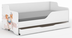 Łóżko dziecięce LILU 160x80 MISIU-boki