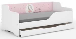  Łóżko dziecięce LILU 160x80 KSIĘŻNICZKA 