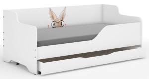 Łóżko dziecięce LILU 160x80 PAN KRÓLIK