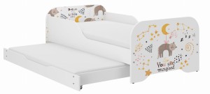 Łóżko dziecięce MIKI  160x80 KOTEK z funkcją spania