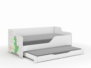 Łóżko dziecięce LILU 160x80 DINO z funkcją spania