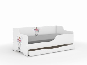 Łóżko dziecięce LILU 160x80 SARENKA Z MOTYLKIEM-komplet