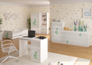 KOMPLET MEBLI Łóżko MIKI 140x70 