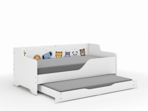 Łóżko dziecięce LILU 160x80 MINI ZOO z funkcją spania (1)