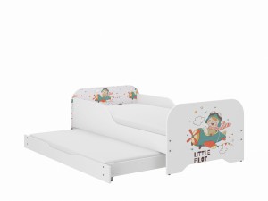 Łóżko dziecięce MIKI 160x80 MAŁY PILOT z funkcją spania (1)