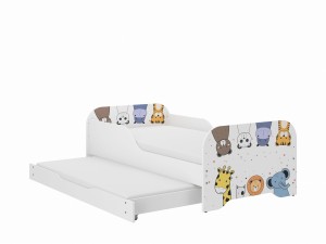 Łóżko dziecięce MIKI 160x80 MINI ZOO z funkcją spania (1)