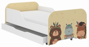 Łóżko dziecięce MIKI 160x80 INDIANIE SFARI
