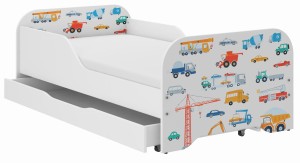 Łóżko dziecięce MIKI 160x80 MASZYNY