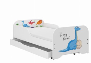 Łóżko dziecięce MIKI 140x70 DINO FRIEND