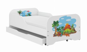 Łóżko dziecięce MIKI 160x80 DINO WORLD