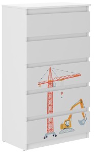 Komoda dziecięca R-5 MASZYNY