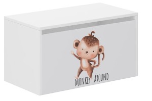 POJEMNIK NA ZABAWKI  MAŁPKA SAFARII