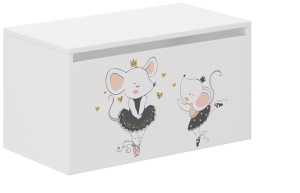 POJEMNIK NA ZABAWKI  MYSZKA SAFARII