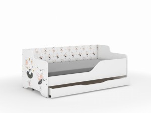 Łóżko dziecięce LILU 160x80 MYSZKA SAFARI - komplet