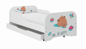 Łóżko dziecięce MIKI 140x70 KAPIBARA FAMILY