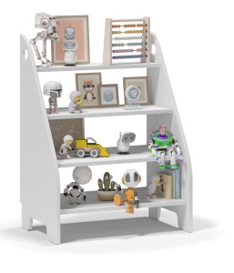 Regał Montessori na książki Organizer BIAŁA