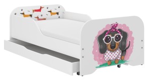 Łóżko MIKI dziecięce 160x80 Sweet Jamnik