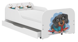 Łóżko MIKI dziecięce 160x80 COOL JAMNIK