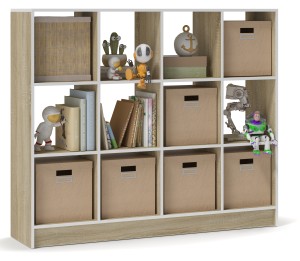  Regał dziecięcy modułowy na zabawki i książki Montessori 12 SONOMA