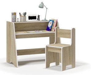 Biurko dziecięce Montessori NIKO + krzesełko zestaw edukacyjny SONOMA