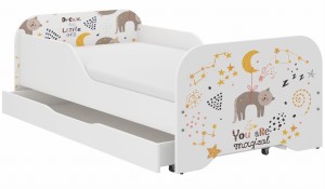 Łóżko dziecięce MIKI 160x80  KOTEK