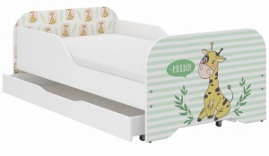 Łóżko dziecięce MIKI 160x80 ŻYRAFKA