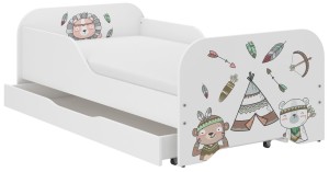 Łóżko dziecięce MIKI  160x80 WIOSKA INDIAN 