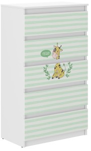 Komoda dziecięca R-5 ŻYRAFKA